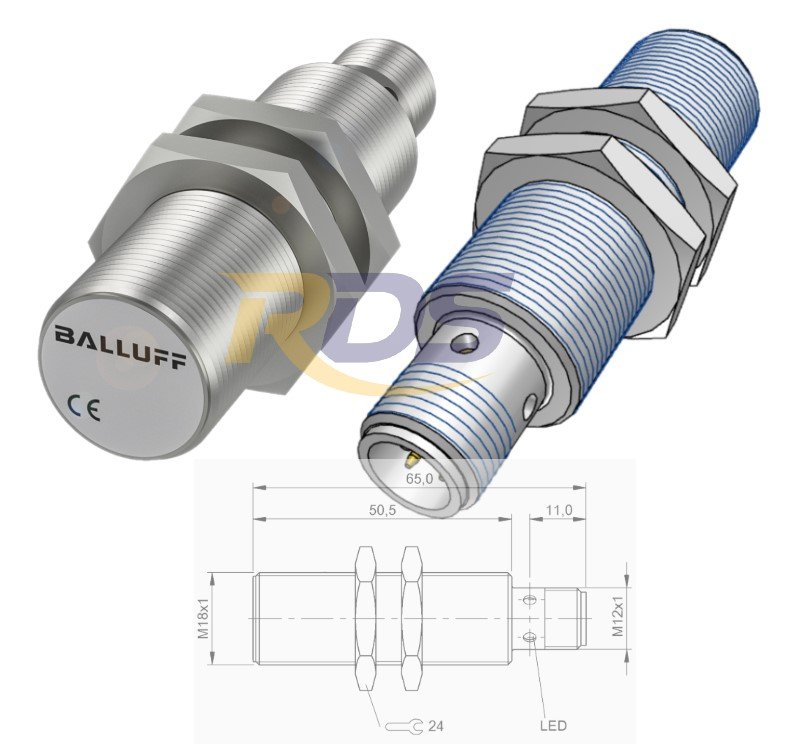 Balluff BAW002J BAW M18MI-ICC50B-S04G