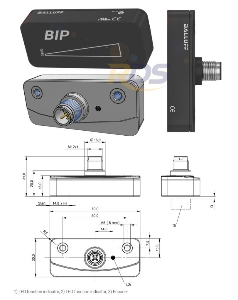 Balluff BIP0004 BIP LD2-T040-02-S4