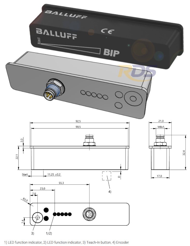 Ballluff BIP000C BIP ED2-B070-03-S75
